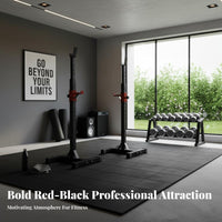 Squat Rack Adjustable Catches Bench Press Rack Heavy Duty Multi-Function Power Cage for Weightlifters, Bodybuilders