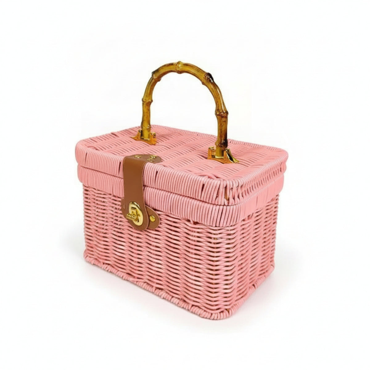 Imitation Rattan Basket Textured for Gift Presentation