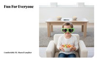 Exaggerated design Giant Novelty Glasses Frame Oversized Design Prop visionwear Funny Party Supply vivid hues for Sports Fans, Cosplayers, Parties, celebrations, photo stations, Sporting events