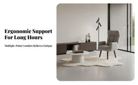 360-Degree Rotate Armchair High Spine Ergonomic Spineing Rotate Recliner Armchair Thick Padded Padding Luxuriously Soft