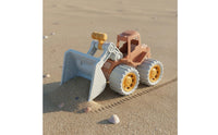 12 Pieces Wheat Straw Material Construction Truck Sand Toy Pastel Colors Toddler Beach Toy Set Materials Sand Mold and Tool Set Polished Edges for Toddlers, Kids, Sandbox