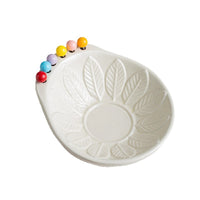 Ceramic Fruit Fork and Bowl Set for Table Decoration