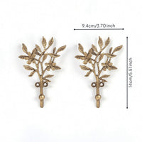 Wall Hook with Branch Motif Antique Gold Tree Branch Wall Hook Compact