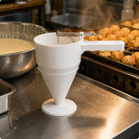 Takoyaki Batter Funnel Easy to Pour Cooking Gear Leak Control for Restaurant
