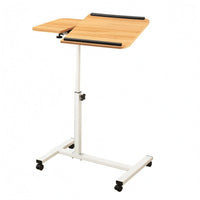 Mobile Bedside Desk Space Saving Height Adjustable Desk Sturdy Foldable Laptop Table for Sofa Side