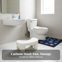 Squatting Toilet Stool Thickened Construction Toilet Squatting Aid for Children