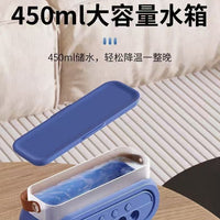 Mini Desktop Fan with Spray, Night Light, and Quiet Operation