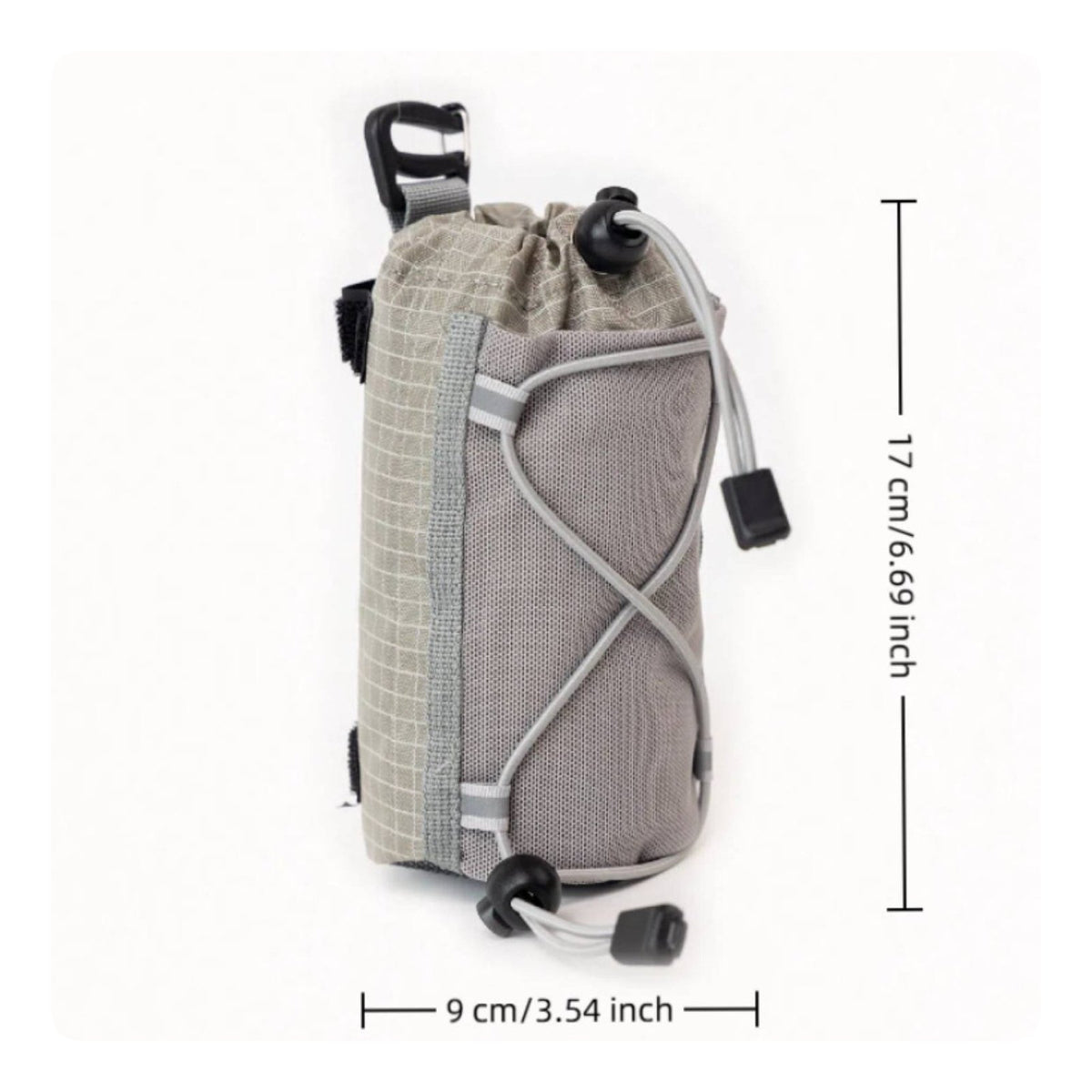 Backpack Strap Pouch Tear-Resistant Backpack Shoulder Strap Pouch Rapid-Attach Pack for Backpackers, Hikers, Backpacking, Hiking, Travel