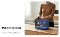 Automatic Watch Winder Accessible-Lid Auto-Stop Mechanical Watch Winder Timepiece Accessory Multiple Rotation Modes Quiet Engine