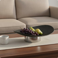 foliageShaped Fruit Tray Raised Rim Serveware ABS