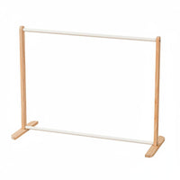Solid Wood Material Pet Clothes Rack Sturdy Construction Wooden Pet Clothes Stand Stable Design for Parents, Bedroom, Home, Party Decoration