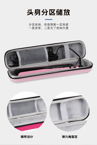 EVA Curling Iron Storage Bag, Waterproof and Drop-Resistant, Multifunctional Straightener Organizer