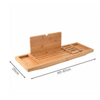 Extendable Bathtub Tray Non-Slip Bathtub Reading Tray Spa Experience Household Accessory