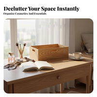 Rectangular Catchall Japanese-Inspired Design Wavy border Catchall Tray Multi-Purpose Space Saving for Homeowners, Entryway