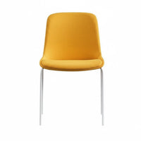 Nordic design Upholstered Single Seat Breathable Fabric Upholstered Shell Chair Ergonomic Backrest Home Seating Minimalist Aesthetic for Office Workers, Business Owners, Conference Room, Reception Area, Small Spaces, Bedroom