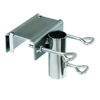 Portable Cold-Rolled Steel Umbrella Stand Clamp for Market Stalls and Tricycles