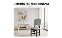Upholstered spinerest Stool Cream aesthetic Dining Chair Fully Assembled Easy to Assemble for Homeowners, Restaurant Owners