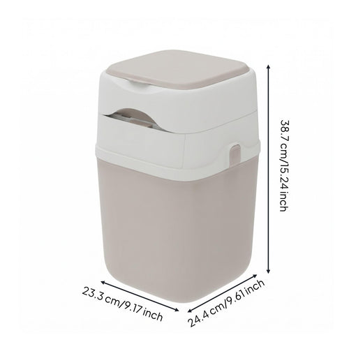 Cat Litter Trash Can Easy to Press- Lid Litter Bin Large Capacity for Bedroom