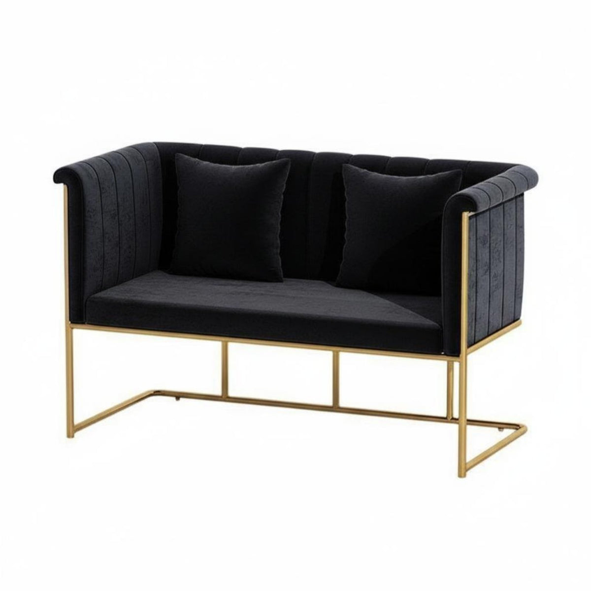 Fluted Banquette and Chair Set Nordic aesthetic Restaurant Booth Light Luxury Design Backrest for Interior Designers, Bar