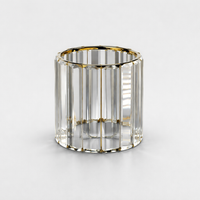 Glass Ceiling Light Shade with Cylindrical Design for Pendant and Table Lamp, Lustrous Finish Bedroom Decor