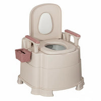 Bedside Commode Anti-Odor Adjustable Bedside Potty Non-Slip Feet for Patients
