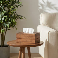 Wooden Tissue Box Solid Wood Tissue Box Minimalist for Living Room, Office