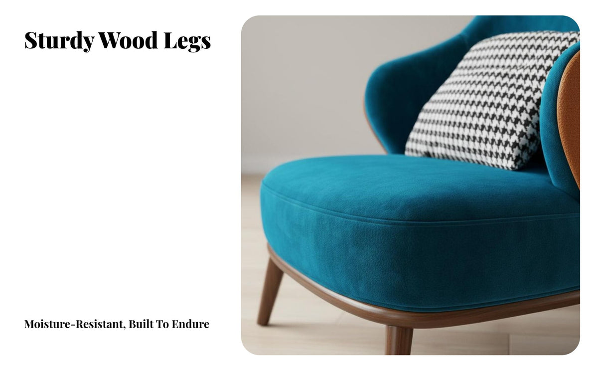 Nordic aesthetic Highspine Accent Chair Modern Design Upholstered Highspine Armchair Designer Inspired Indoor Furniture Sturdy Wood Frame for Interior Designers, Book Lovers, Living Room, Bedroom, book alcove alcove, Home Office