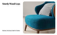 Nordic aesthetic Highspine Accent Chair Modern Design Upholstered Highspine Armchair Designer Inspired Indoor Furniture Sturdy Wood Frame for Interior Designers, Book Lovers, Living Room, Bedroom, book alcove alcove, Home Office