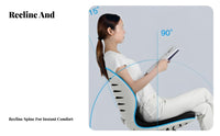 Mesh spine Rolling Chair 360-Degree rotate Office Furniture Padded Seat pad