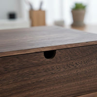 Desk Drawer Organizer Rustic Design Wood Storage Drawers Space-Saving for Office