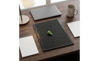 Hinged Side Braille Writing Board Lightweight Braille Writing Slate Portable Accessibility Tool Compact for Blind People