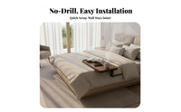 Clamping Bed Frame Tray Space-Saving Bedside Shelf Multi-Functional for Students