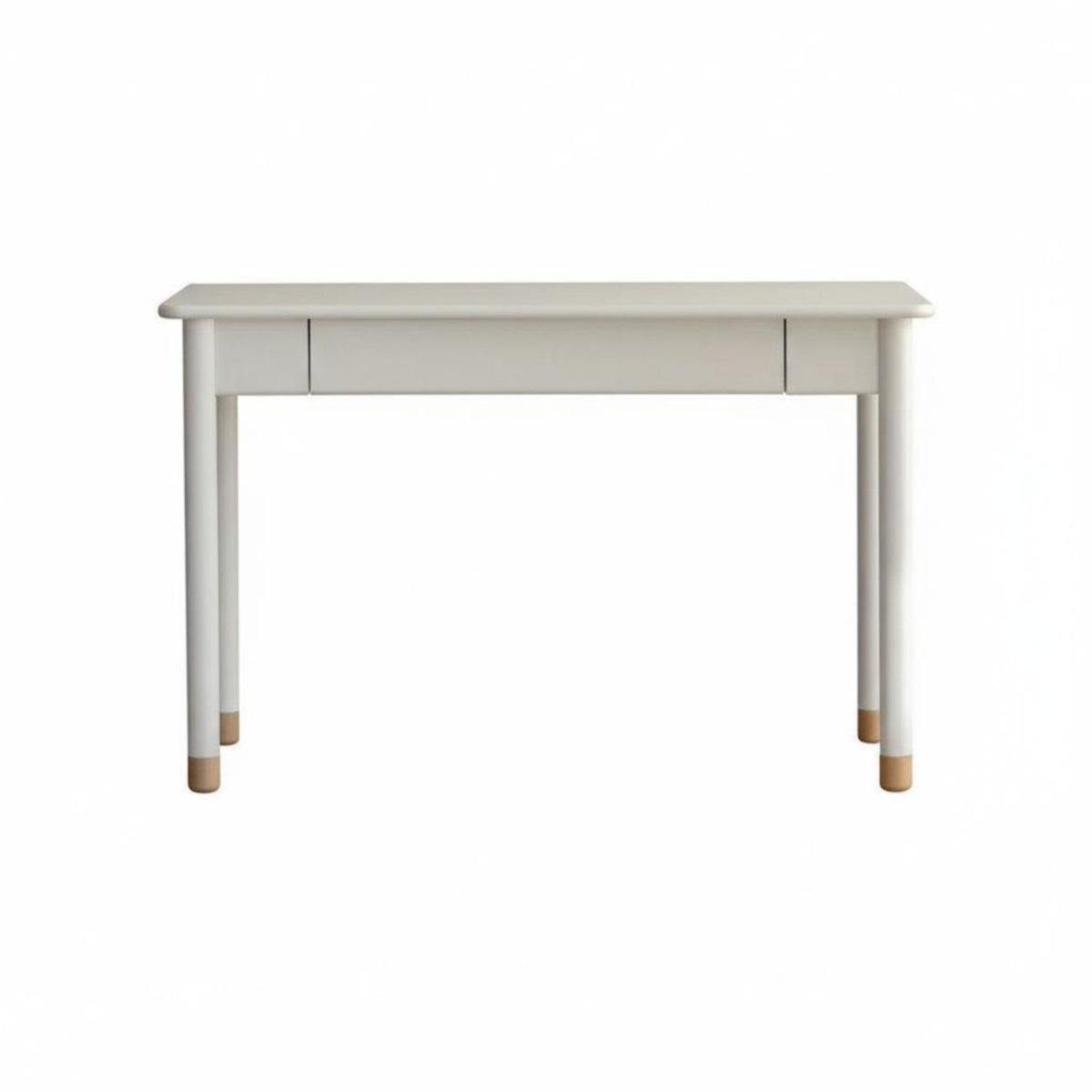 Height-Adjustable Writing Desk Creamy pale Finish Adjustable Kids Desk Paint Easy to Clean for Studying, schoolwork
