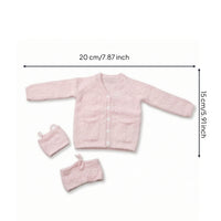 Doll Cardigan with Camisole Fuzzy Clothing Furry for Photo Shoots