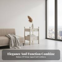 Single-Drawer Bedside Cabinet French & design Household Furniture Retro Design