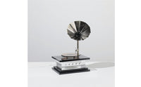 Gramophone Ornament Vintage Look Phonograph Figurine for Display Shelf
