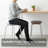 Four-Legged Circular Stool Bauhaus Design Household Furniture Minimalist Design