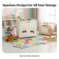 foldable Container with Doors Foldable Design Organizer Box Large Capacity