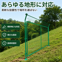 3m Green Wire Mesh Fence, Animal-Proof Netting, Outdoor Livestock Escape Prevention, Coated Mesh Fence