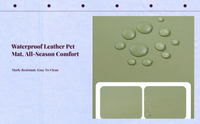 Orthopedic dog bed, waterproof cover.