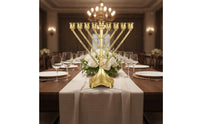 9 Branch Candelabra Artistic Nine Arm Candlestick Sturdy for Banquets