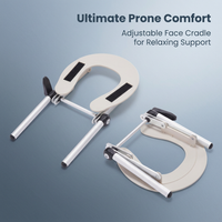 Waterproof Massage Face Cradle, Face Cradle Massage Table-Salon Bed Headrest, Foldable Massage Table - Image 3