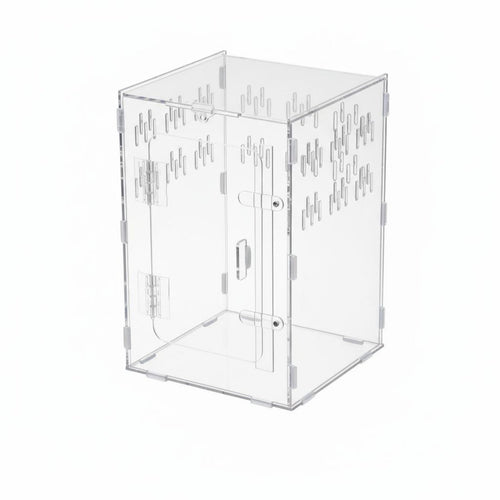 Acrylic Amphibian Box Secure Lock Acrylic Amphibian Enclosure Abrasion Resistant