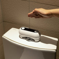 Handshands-off Automatic Toilet Flusher Compact Sensor Flush Device Hygienic Automatic Flush System Universal Compatibility for Toddlers, Guest Bathroom
