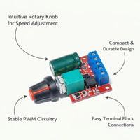 Adjustable Speed DC Motor Controller, High Power DC Motor Drive Module, DC Motor Governor Switch Fun - Image 5