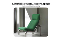 Circular-Frame Frame Armchair Minimalist Look Lounge Chair High Supportrest Designer Inspired for Interior Designers, Showroom