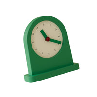 Desktop Clock with Arch Top Freestanding Silent Clock with Round Dial for Desk