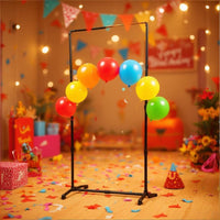 Black Rectangular Display Stand Modular Parts Entrance Sign Intended for Wedding