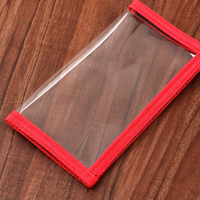 PVC Lure Case Clear Small 1pc Lure Storage Squid Lure Case Worm Case