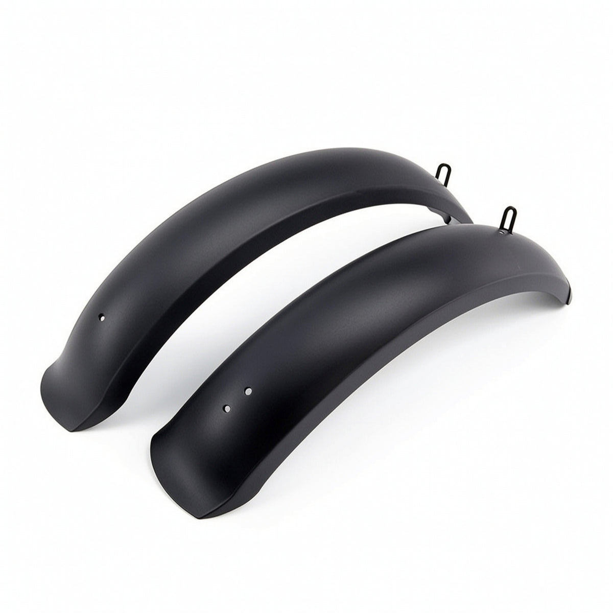 2 Pieces Lightweight Cycle Mudguard with Mounting Hardware Curved Oversized-Tire Bike Fenders Plastic Oversized-Tire Tire Mudguard Easy to Install for Commuters, Wet Streets, Muddy Commutes, Snowy Paths